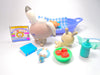Littlest Pet Shop Mommy Baby Bunny Rabbit #2668 #2669 & accessories authentic