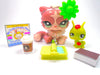 Littlest Pet Shop Rare Mauve Cream Persian Cat #1761 & accessories authentic