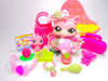 Littlest Pet Shop Rare Pink Walking Cat #1788 with cute accessories authentic