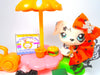 Littlest Pet Shop Black White Flower Dalmatian Dog #469 & accessories authentic