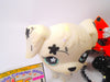Littlest Pet Shop Black White Flower Dalmatian Dog #469 & accessories authentic