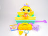 Littlest Pet Shop Rare EU Yellow Baby Monkey #1635 & cute accessories authentic
