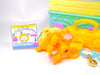 Littlest Pet Shop Rare EU Yellow Baby Monkey #1635 & cute accessories authentic