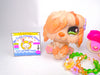 Littlest Pet Shop Rare Target EU Brown Sheep Dog #1105 & accessories authentic