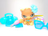 Littlest Pet Shop Rare Brown Persian Cat #1063 with cute accessories authentic