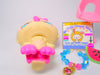 Littlest Pet Shop Cream Pink Owl #1728 with accessories authentic