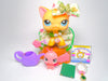 Littlest Pet Shop Short Hair Cat Brooke #339 with cute accessories authentic
