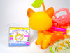 Littlest Pet Shop Yellow Orange Walking Destiny Cat #1137 with cute accessories