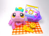 Littlest Pet Shop Rare EU Purple Spider #1031 with cute accessories Authentic