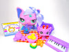 Littlest Pet Shop Purple Blue Glitter Bat #2142 with cute accessories Authentic