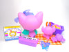 Littlest Pet Shop Purple Blue Glitter Bat #2142 with cute accessories Authentic