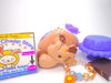 Littlest Pet Shop Brown Tan Blue Eyes Raccoon #1348 & cute accessories authentic