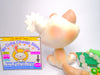 Littlest Pet Shop White Tabby BonBon Sitting Cat #197 with accessories authentic