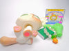 Littlest Pet Shop White Tabby BonBon Sitting Cat #197 with accessories authentic