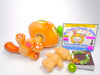 Littlest Pet Shop Brown Tabby BonBon Sitting Cat #194 with accessories authentic