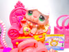 Littlest Pet Shop Rare Pink St. Bernard Dog #1040 & cute accessories authentic