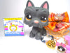 Littlest Pet Shop Rare Black Scottish Terrier Dog #1040 & accessories authentic