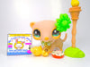 Littlest Pet Shop Rare Green Eye Tan Ferret #957 & cute accessories authentic