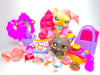 Littlest Pet Shop Messy Short Hair Cat #815 Tabby #816 & accessories authentic