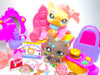 Littlest Pet Shop Messy Short Hair Cat #815 Tabby #816 & accessories authentic