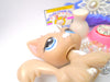 Littlest Pet Shop Rare Cream White Angora Cat #1047 & cute accessories Authentic