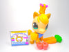 Littlest Pet Shop Rare Yellow Horse #2265 with cute accessories Authentic