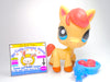 Littlest Pet Shop Brown Cream Horse #1690 with cute accessories Authentic
