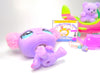 Littlest Pet Shop Rare Fuzzy Pink Purple Panda Bear #2511 accessories Authentic