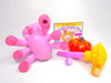 Littlest Pet Shop Purple Pink Spider #991 with cute accessories Authentic