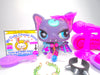 Littlest Pet Shop Rare Punkiest Purple Pink Bat No # & accessories Authentic