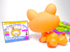 Littlest Pet Shop Rare Orange White Crouching Cat #1868 & accessories Authentic