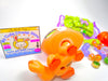 Littlest Pet Shop Rare Orange White Crouching Cat #1868 & accessories Authentic