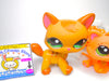 Littlest Pet Shop Rare Brown Walking Cat #1174 Kitten #2020 Authentic
