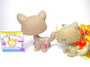 Littlest Pet Shop Rare Grey Walking Cat #1059 Kitten #1035 Accessories Authentic