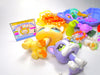 Littlest Pet Shop Meow Manor Yellow Walking Cat #2034 Kitten #2033 Authentic