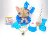 Littlest Pet Shop Grey Blue Eye Short Hair Cat #468 & accessories Authentic