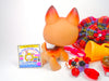 Littlest Pet Shop Rare Brown German Shepard Dog #375 & accessories Authentic