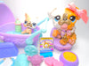 Littlest Pet Shop Rare Mommy Baby Bulldog # 3587 #3588 & accessories Authentic