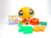 Littlest Pet Shop Rare Orange Snake #1387 with cute accessories Authentic