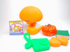Littlest Pet Shop Rare Orange Snake #1387 with cute accessories Authentic