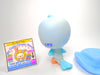 Littlest Pet Shop Spring Globes Blue Parakeet Bird #1984 & accessories Authentic