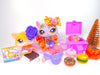 Littlest Pet Shop Deco Purple Walking Cat No # Kitten #114 accessories Authentic