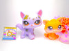 Littlest Pet Shop Deco Purple Walking Cat No # Kitten #114 accessories Authentic
