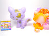Littlest Pet Shop Deco Purple Walking Cat No # Kitten #114 accessories Authentic