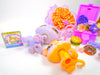 Littlest Pet Shop Deco Purple Walking Cat No # Kitten #114 accessories Authentic