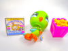 Littlest Pet Shop Nook Green Parakeet Bird #472 & accessories Authentic