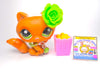 Littlest Pet Shop Rare Target Ex Brown Raccoon #953 & accessories Authentic