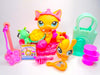 Littlest Pet Shop Short Hair Cat Brooke #339 with cute accessories Authentic