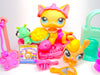 Littlest Pet Shop Short Hair Cat Brooke #339 with cute accessories Authentic