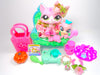 Littlest Pet Shop Rare Pink Walking Cat #1788 with cute accessories Authentic